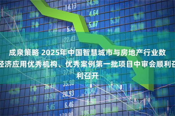 成泉策略 2025年中国智慧城市与房地产行业数字经济应用优秀机构、优秀案例第一批项目中审会顺利召开