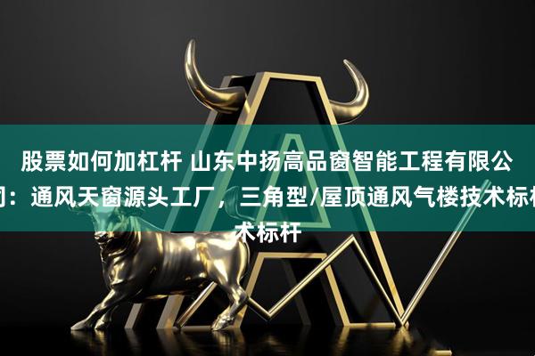 股票如何加杠杆 山东中扬高品窗智能工程有限公司：通风天窗源头工厂，三角型/屋顶通风气楼技术标杆